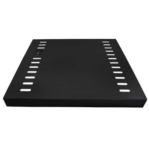 BANDEJA DUPLA FIXACAO 19_ 1U P700 PRETO - FIBRACEM