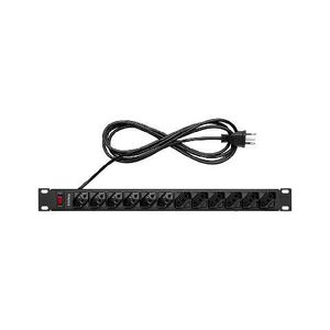PROTETOR ELETRONICO C 12 TOMADAS P RACK - EPR 212+ - INTELBRAS