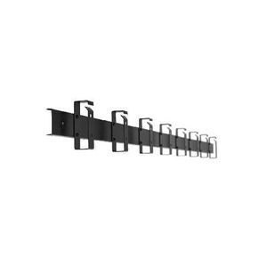 GUIA DE CABO VERTICAL 32U36U PRETO (SOMENTE UM LADO) - FIBRACEM